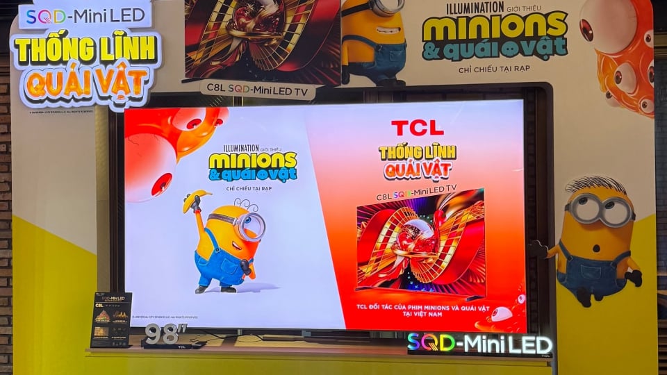 TCL bắt tay cùng bom tấn “Minions và Quái Vật”