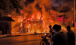 Tang thương hiện trường vụ cháy khiến 3 mẹ con tử vong ở Hà Nội