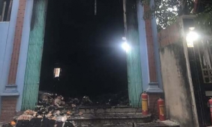 Vĩnh Phúc: Cháy nhà lúc rạng sáng khiến 3 mẹ con tử vong