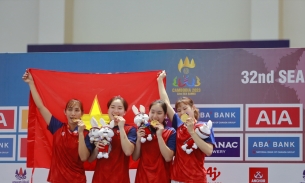 Bóng rổ nữ Việt Nam lần đầu giành huy chương Vàng SEA Games
