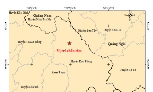 Kon Tum: 10 trận động đất xảy ra trong một buổi sáng