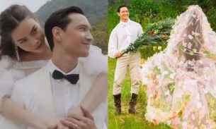 Kim Lý khoe ảnh cưới, nhắn nhủ ngọt ngào đến Hồ Ngọc Hà