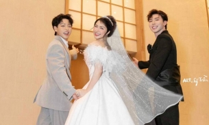 Hòa Minzy bất ngờ mặc váy cưới, sự thật khiến ai nấy ngã ngửa