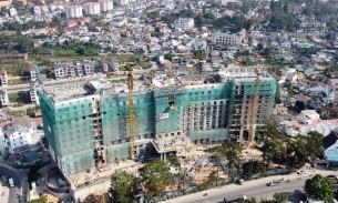 Khách sạn Merperle Dalat Hotel lớn nhất Đà Lạt xây dựng sai phép hơn 4.400m2