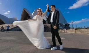 MC Vân Hugo tung bộ ảnh cưới ở Úc trước giờ G
