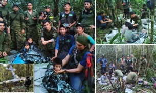 Tìm thấy bốn đứa trẻ sống sót 'kỳ diệu' trong rừng Amazon sau 40 ngày vụ tai nạn máy bay kinh hoàng