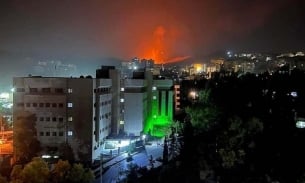 Israel tấn công các mục tiêu gần thủ đô của Syria