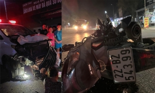 Tuyên Quang: Va chạm với xe cứu thương, 2 người đi xe máy tử vong tại chỗ
