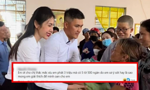 Thuỷ Tiên bất ngờ lên tiếng giải thích chuyện phát thiếu tiền từ thiện cho người dân: 'Trên mạng họ cố tình cắt ghép'