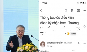 Giáo sư Ngô Bảo Châu bất ngờ nhận được thông báo trúng tuyển Cao đẳng tại TP HCM