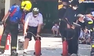 Video: Diễn tập PCCC, nhưng bình cứu hỏa phát nổ khiến một nam sinh tử vong tại chỗ