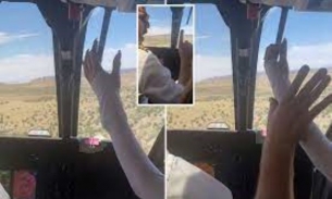 Nữ hành khách bị phi công chỉ mặt cảnh cáo khi có hành động này trên trực thăng