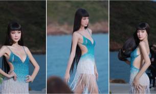 Hoa hậu Bảo Ngọc 'chặt chém' cực khét trên sàn diễn Beauty Fashion Fest 4