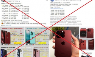 Cảnh giác khi đặt cọc mua điện thoại iPhone 15 mới