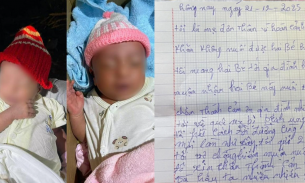 Xót xa 2 trẻ sinh đôi bị bỏ lại cùng bức thư của mẹ trong đêm Noel