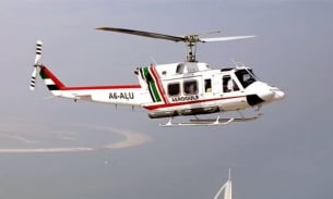 Trực thăng rơi ngoài khơi ở Dubai khiến toàn bộ phi hành đoàn mất tích