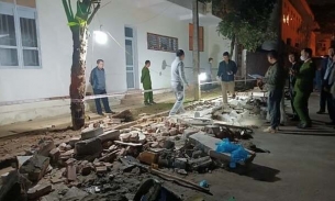 Hà Giang: Sập tường trường tiểu học, 4 người thương vong