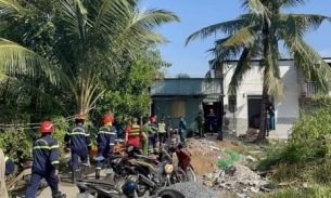 Vụ sập nhà đang sửa ở TP HCM: Tìm thấy thi thể người thợ xây bị vùi lấp