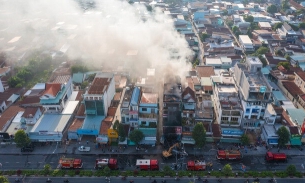 Cháy lớn shop quần áo ở Tây Ninh, 3 người thương vong