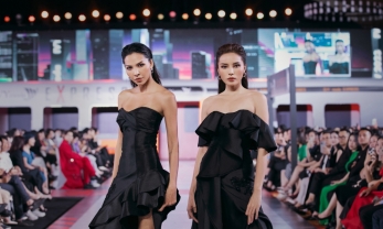 Kỳ Duyên - Minh Triệu khoe sắc vóc 'quét sạch' sàn diễn thời trang