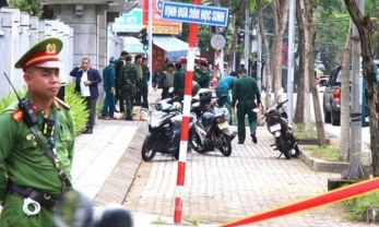 Phát hiện vật thể lạ trước cổng, một trường học ở Đà Nẵng bị phong tỏa