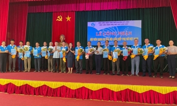 Lần đầu tiên tại Hà Tĩnh có nam giới được kết nạp vào Hội Liên hiệp Phụ nữ Việt Nam