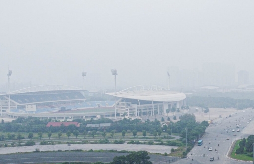 Ô nhiễm không khí tại Hà Nội ở mức báo động trong sáng nay