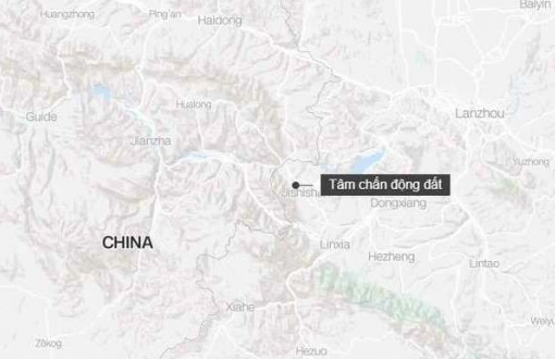 Động đất kinh hoàng ở Trung Quốc khiến hơn 100 người thiệt mạng