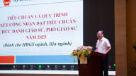 Tập huấn công tác xét công nhận đạt tiêu chuẩn chức danh giáo sư, phó giáo sư năm 2025