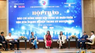Báo chí đồng hành, kiến tạo phát triển văn hóa doanh nghiệp
