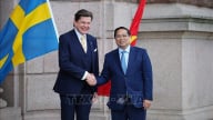 Thủ tướng Phạm Minh Chính hội kiến Chủ tịch Quốc hội Thụy Điển