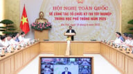 Thủ tướng chủ trì Hội nghị toàn quốc chuẩn bị Kỳ thi tốt nghiệp THPT năm 2025