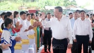 Tổng Bí Thư Tô Lâm dự Lễ khởi công Trường liên cấp Tiểu học, THCS xã Si Pa Phìn, tỉnh Điện Biên