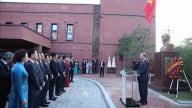 Tổng Bí thư Tô Lâm dự Lễ Khánh thành tượng Chủ tịch Hồ Chí Minh tại Hàn Quốc