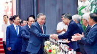 Tổng Bí thư Tô Lâm gặp mặt lão thành cách mạng, nguyên Ủy viên Trung ương Đảng nhân kỷ niệm 80 năm Cách mạng tháng Tám và Quốc khánh 2/9