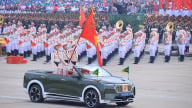 Chùm ảnh: Cận cảnh khối diễu binh hùng hậu của lực lượng Công an tại A80