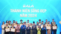 20 cá nhân được trao Giải thưởng “Thanh niên sống đẹp” năm 2024