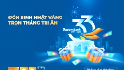 Sacombank chi hơn 33 tỷ đồng tri ân khách hàng mừng sinh nhật 33 tuổi