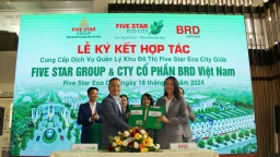 Tập đoàn Five Star Group ký kết hợp tác với BRD Việt Nam để nâng cao chất lượng quản lý và vận hành Five Star Eco City