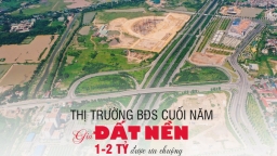 Thị trường đất nền cuối năm: Giá 1-2 tỷ được ưa chuộng