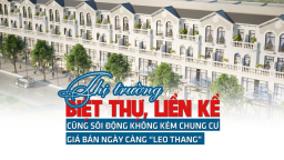 Thị trường biệt thự, liền kề cũng sôi động không kém chung cư, giá bán ngày càng leo thang?