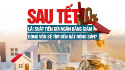 Sau Tết, lãi suất tiền gửi ngân hàng giảm, dòng vốn sẽ tìm đến bất động sản để đầu tư?