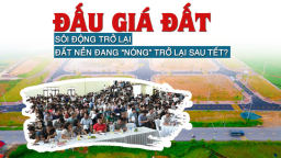 Đấu giá đất sôi động trở lại, đất nền đang trở lại sau Tết?