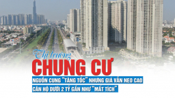 Thị trường chung cư: Nguồn cung tăng tốc nhưng giá vẫn neo cao, căn hộ dưới 2 tỷ gần như 'mất tích'