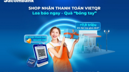 Sacombank ra mắt loa thanh toán đồng hành kinh doanh cùng khách hàng