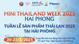 Hơn 70 gian hàng sẽ tham gia Tuần lễ sản phẩm Thái Lan 2025 tại Hải Phòng