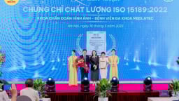 Cơ sở y tế đầu tiên đạt chứng chỉ chất lượng ISO 15189:2022 trong chẩn đoán hình ảnh
