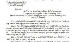 Ninh Thuận: Thu hồi và tiêu hủy 3 sản phẩm mỹ phẩm không đạt tiêu chuẩn chất lượng
