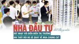 Nhà đầu tư bất động sản rất nhạy với diễn biến thị trường, khi rủi ro sẽ quay về mua chung cư