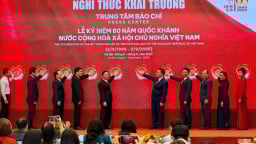 Khai trương trung tâm báo chí phục vụ Lễ kỷ niệm 80 năm Quốc khánh
